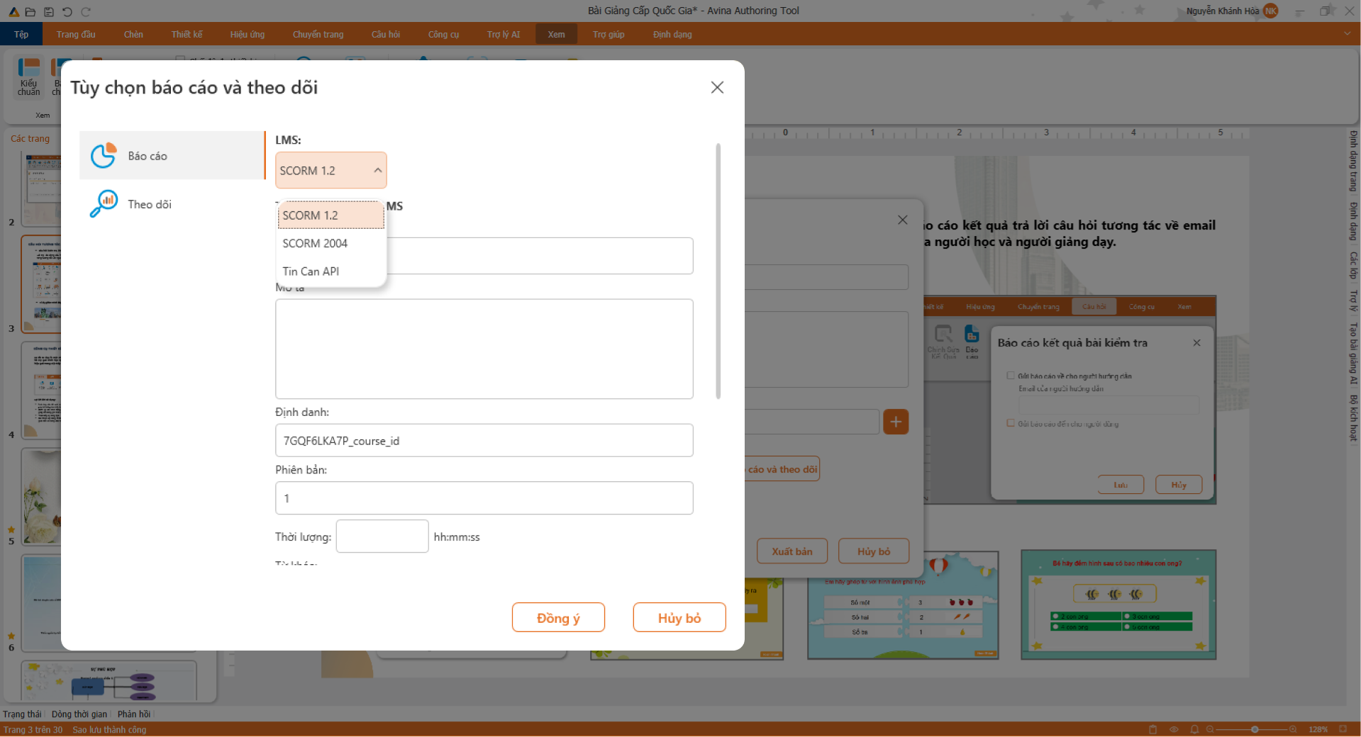 Xuất SCORM & HTML5 - Slide 2